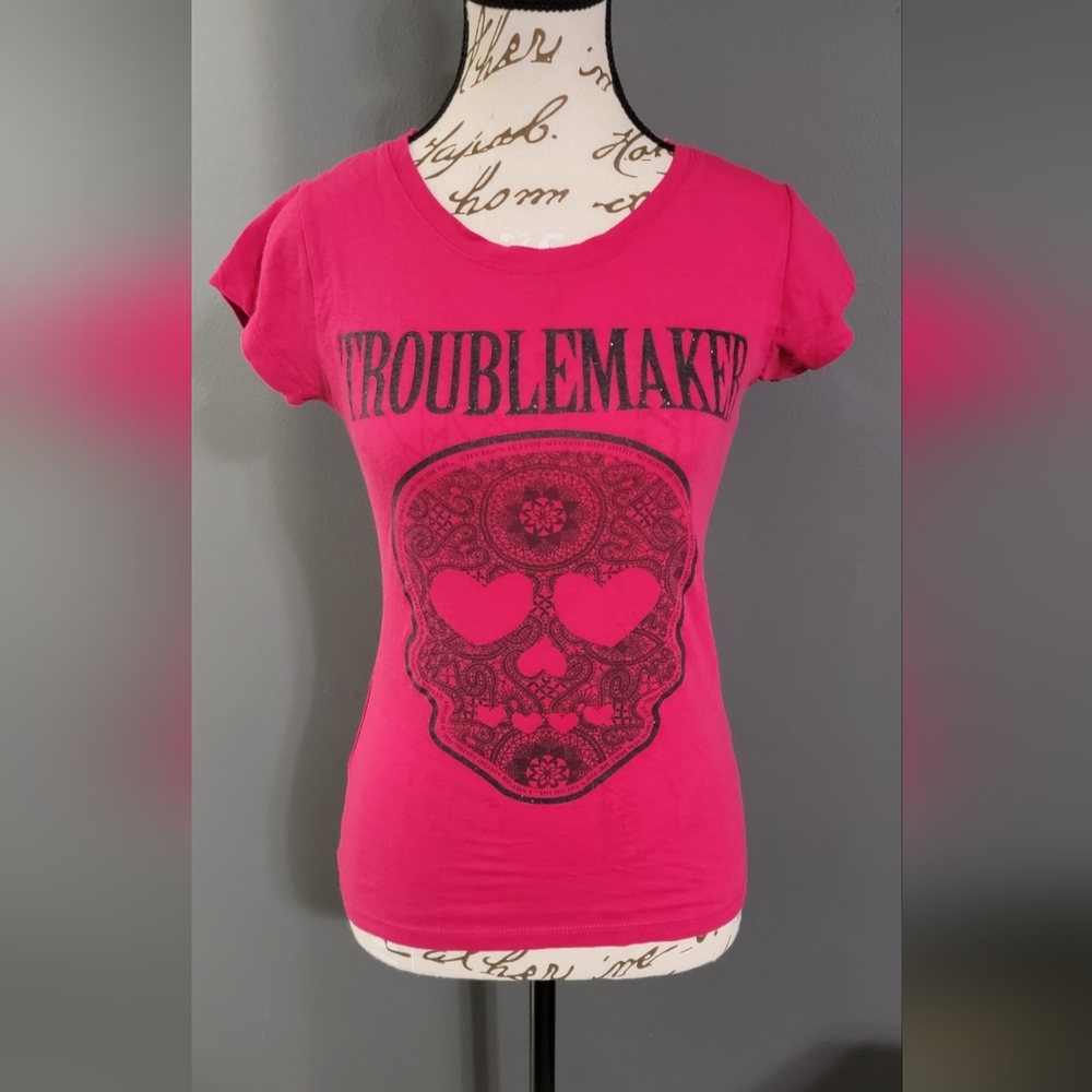 Pink Skull T-shirt